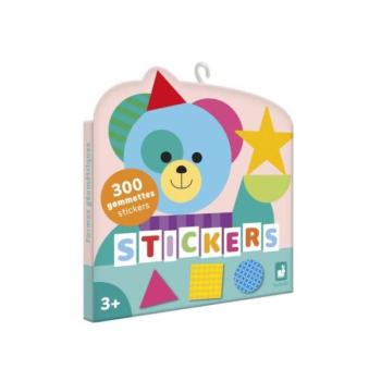 Janod Stickers Matricák Geometriai formák 300 db csomag S kép