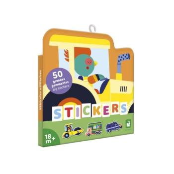 Janod Stickers Matricák Közlekedési eszközök 50 db csomag S kép