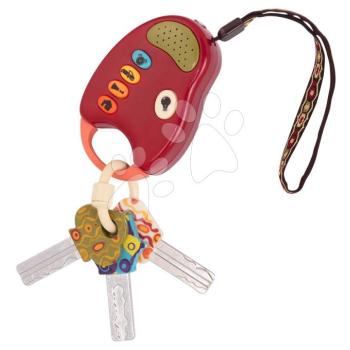 Játék autókulcsok FunKeys B-Toys hanggal és fénnyel piros 6 hó-tól kép