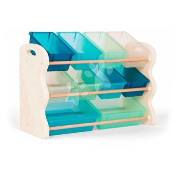 Játék rendszerező tárolókkal B-Toys 10 box