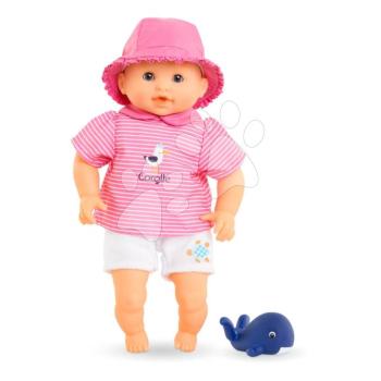 Játékbaba fürdéshez Baby Bath Océane Mon Premiere Poupon Corolle kék pislogó szemekkel és bálnával 30 cm 18 hó-tól kép