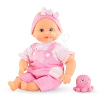 Játékbaba fürdőkádba Baby Bath Océane Mon Premiere Poupon Corolle kék pislogó szemekkel és polippal 30 cm 18 hó-tól kép