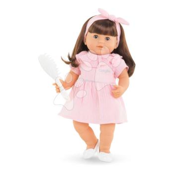 Játékbaba Julie Mon Grand Poupon Corolle barna pislogó szemekkel és hosszú barna haj fésűvel 36 cm kép