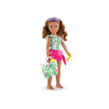Játékbaba Mélody at the Beach Set Corolle Girls hosszú barna haj 28 cm 5 kiegészítő 4 évtől kép