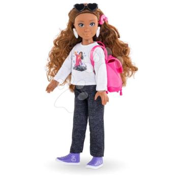 Játékbaba Mélody Shopping Set Corolle Girls hosszú barna haj 28 cm 6 kiegészítő 4 évtől kép