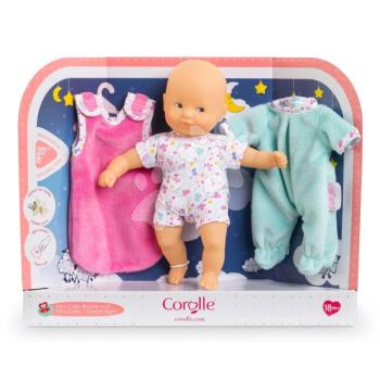 Játékbaba Mini Calin Good Night Set Butterflies Mon Premier Poupon Corolle hálózsákkalés rugdalózóval 20 cm 18 hó-tól kép