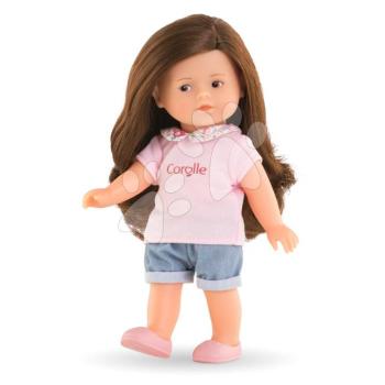 Játékbaba Romy Mini World Set Mini Corolline Corolle hosszú barna haj és barna szemek 3 kiegészítővel 20 cm kép