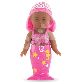 Játékbaba Sellő Melia Mini Mermaid Corolle barna szemekkel és rózsaszín hajkoronával 20 cm kép