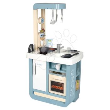 Játékkonyha elektronikus Bon Appetit Kitchen Smoby kávéfőzővel hűtővel sütővel 23 kiegészítővel 96 cm magas/49 cm a pult kép