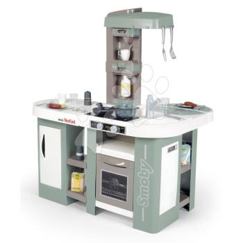 Játékkonyha elektronikus bugyogással a fazékban Tefal Studio XL Bubble 360° Smoby konyhai eszközökkel és élelmiszerekkel 34 kiegészítő 100 cm magas/51 cm pult kép