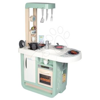 Játékkonyha elektronikus funkciókkal Cherry Kitchen Smoby étkezősarokkal és konyhai eszközökkel 25 kiegészítővel - 96 cm magas/49 cm kép