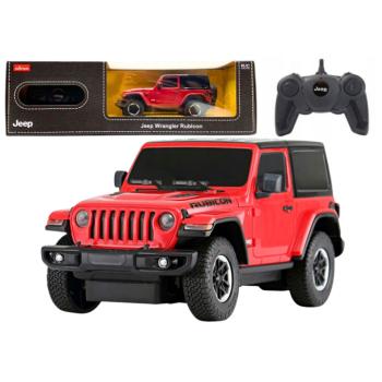 JEEP Wrangler JL Rubicon 1:24 távirányítós RC terepautó piros kép