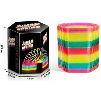 Jumbo szivárvány spirál hatszög kép