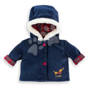 Kabát játékbabára Coat Corolle Holidays Mon Premier Poupon Corolle karácsonyi kiadás 30 cm babára 18 hó-tól kép