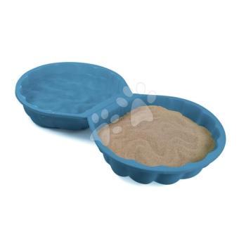Kagyló homokozó szett 2 darab ökobarát Double Sand Pit Green Smoby 35 cm kis területre 18 hó-tól kép
