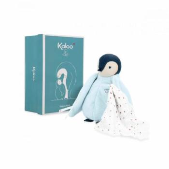 Kaloo Complices Plüss pingvin pelenkával kék 20 cm kép
