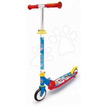 Kétkerekű roller Paw Patrol 3 Wheels Foldable Scooter Smoby összecsukható fékkel magasságilag állítható max. 83 cm 5 évtől kép