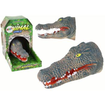 Kézi bábu szürke krokodil kép