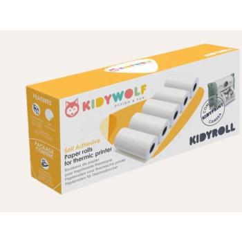 Kidywolf Tartalék fotópapír a KIDYPRINT fényképezőgépbe - tapadós (5 db-es szett) kép