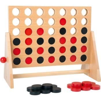 Kis láb Fa tic-tac-toe 4 egy sorban kép