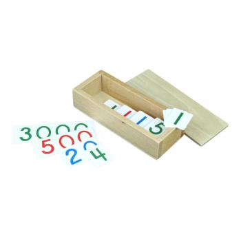 Kis papírkártyák 1-9000 számokkal kép