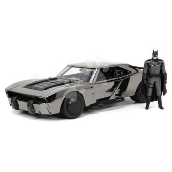Kisautó Batman Batmobile 2022 Comic Con Jada fém nyitható ajtókkal és Batman figurával hossza 19 cm 1:24 kép