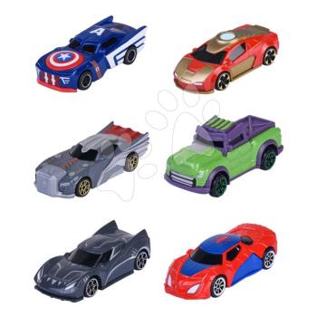 Kisautó Marvel Majorette fém 6 különböző fajta 7 cm hosszú 1:64 kép