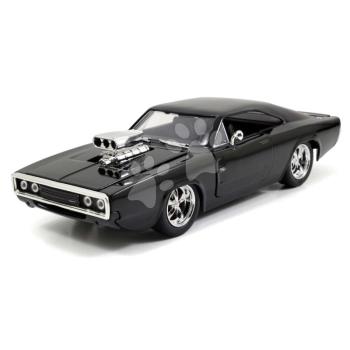 Kisautó távirányítós RC 970 Dodge Charger Fast & Furious Jada fekete hossza 18 cm 1:24 kép