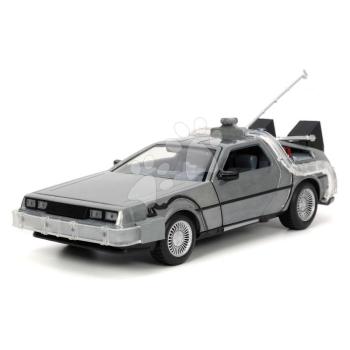 Kisautó Time Machine Back to the Future 1 Jada fém nyitható ajtókkal és LED fénnyel hossza 23 cm 1:24 kép