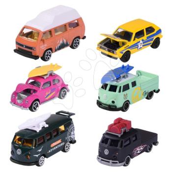 Kisautó VW The Originals Premium Cars Majorette fém gyűjtőkártyával 7,5 cm hosszú 6 fajta kép
