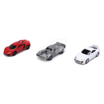 Kisautók Fast & Furious Nano Cars Wave 4 Jada fém hossza 4 cm szett 3 fajta kép