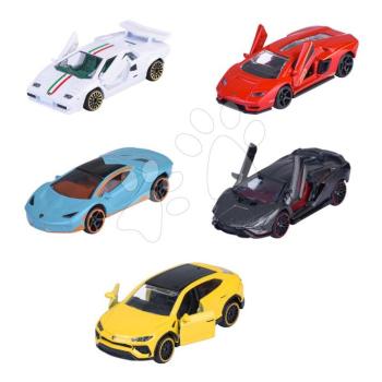 Kisautók Lamborghini Majorette fém 5 fajta ajándék box-ban 7,5 cm hosszú 1:64 kép