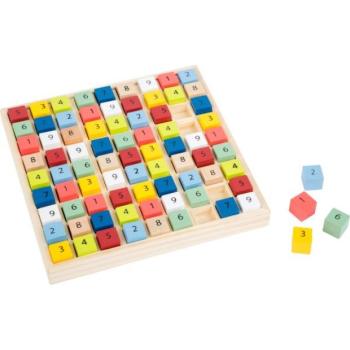 Kisláb Fa sudoku színű kockák