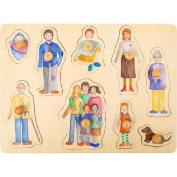 Kislábú fa puzzle család