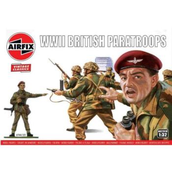 Klasszikus készlet VINTAGE figurák A02701V - második világháborús brit ejtőernyősök (1:32) kép