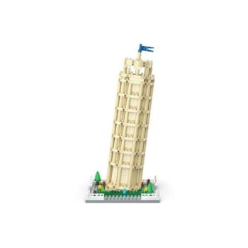 KOCO Építőjáték Ferde torony Pisa 548 darab 8x8x17,5 cm kép