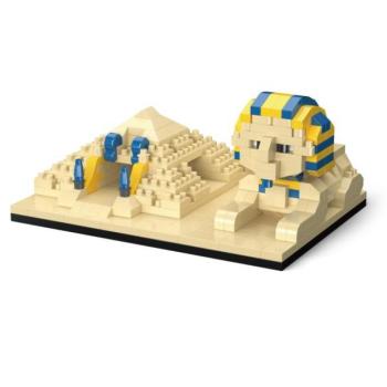 KOCO Építőjáték Piramis Szfinxszel 410 darab 11,5x8x5,5 cm kép