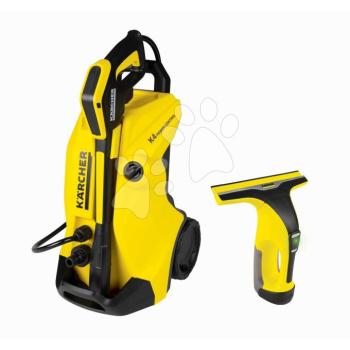 Kocsi magasnyomású tisztítóval Karcher High Pressure Trolley K4 Smoby vízcsatlakozással elektronikus ablaktisztítóval kép