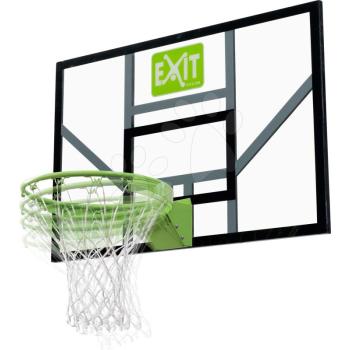 Kosárlabda palánk flexibilis kosárral Galaxy basketball backboard Exit Toys áttetsző polikarbonát kép
