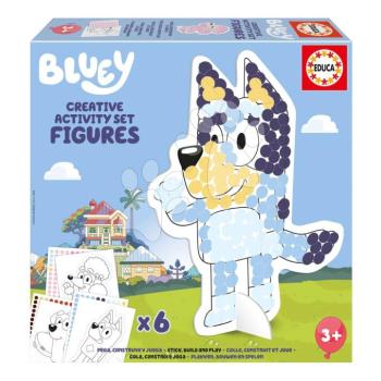 Kreatív alkotás 3D Make & Play Bluey Activity Set Educa alkosd meg saját kutyusodat Bluey matricákkal 24 hó-tól EDU19885 kép