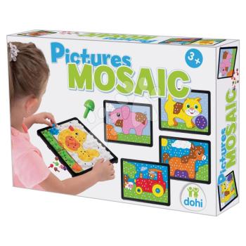 Kreatív alkotás Mozaik Dohány nagy 6 színes kép 35*24 cm 3 évtől kép