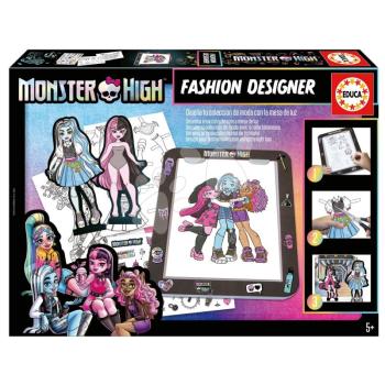Kreatív alkotás táblagéppel Fashion Designer Monster High Educa Tervezd meg a babák divatkollekcióját 4 modell 5 évtől kép