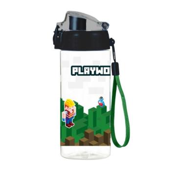 Kulacs OXY CLiCK 500 ml Playworld zöld-barna kép