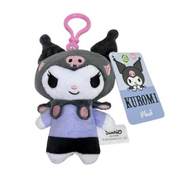 Kuromi kulcstartós plüssfigura 13 cm-es kép