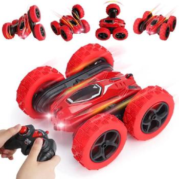 LED-es, 360°-ban pörgő kaszkadőrautó vezérlővel - 2,4 GHz Stunt Car (BBJ) kép