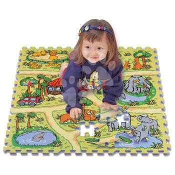 Lee habszivacs puzzle Safari állatok 81 db TM002 színes kép