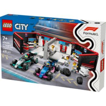 LEGO City 60444 F1-es garázs, Mercedes-amg és Alpine autók kép