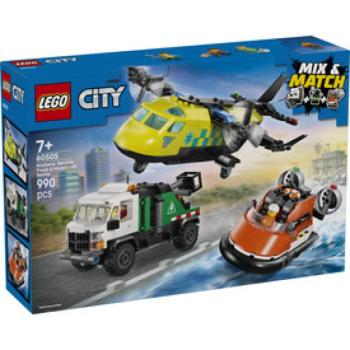 LEGO City 60505 Repülőgép, emelőkosaras kocsi és légpárnás jármű remix kép
