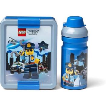 LEGO® City snack készlet (üveg és doboz) - kék kép