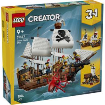 LEGO Creator 31387 Ikonikus kalózhajó kép